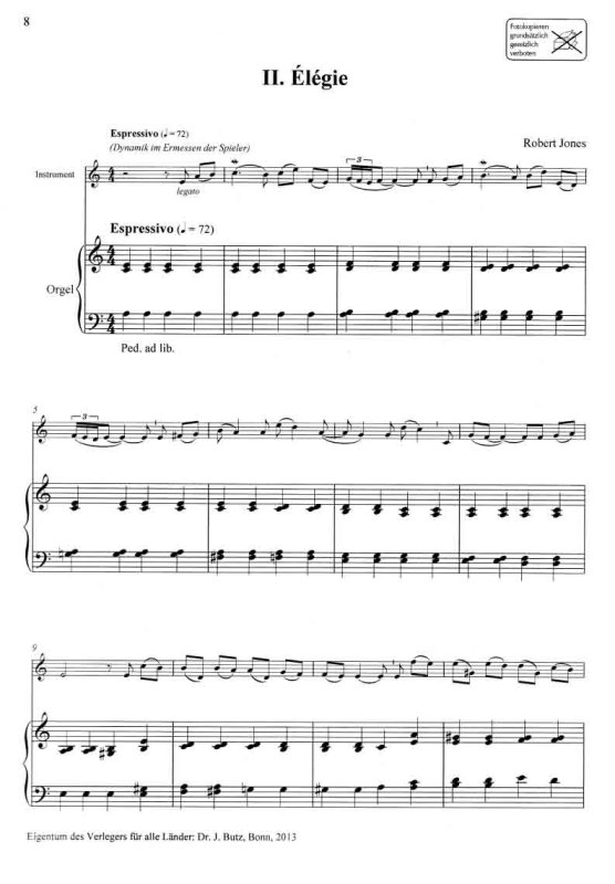 Elegie - Robert Jones